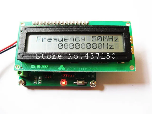 

1PCS X ,Precision frequency meter frequency 10MHz-2.4GHz / LF 0-50MHz, Free Shipping