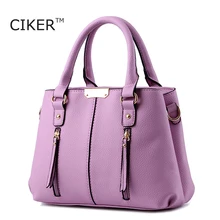 Ciker 2017 frauen pu-leder tasche frauen messenger bags tote handtaschen frauen berühmte marken hohe qualität umhängetasche damen