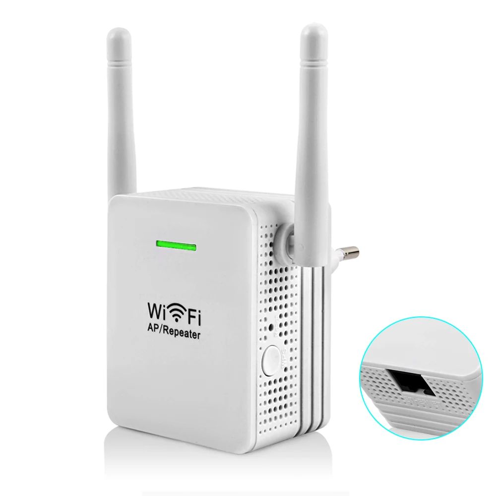 Беспроводной-N Wi-Fi ретранслятор 802.11b/G/N сигнала Усилители домашние 300 Мбит/с 2dBi