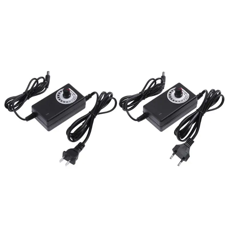  Adjustable AC to DC Adapter 3-12V 2A Power Supply Motor Speed Controller Power Adapter for Electric