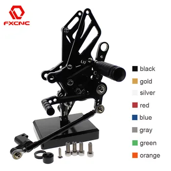 

FOR Aprilia RSV4 RSV4RF 2009-2016 2015 2014 2013 CNC Aluminum Adjustable Motorcycle Rearsets Rear Sets Foot Pegs Pedal Footrest