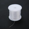 Fil de fil à perles, Transparent, 1 rouleau, Transparent, 0.2, 0.25, 0.3, 0.35, 0.4, 0.45, 0.5 MM, non extensible, à perles en cristal ► Photo 3/3