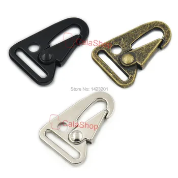 

110 Pcs / Lot 25mm 1" Sling Clips Spring Gate Snap Olecranon Hook Webbing Strap Bag Backpack Buckles Wholesale