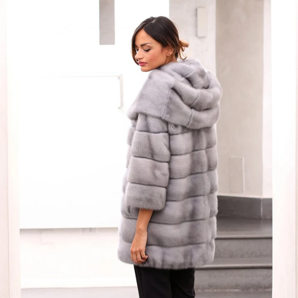 Automne Pleine 2019 Import Capuchon Avec Manteau Mode Mince Femmes Artisanat Nouvelle Sapphire Hiver Arrivée Pour Vison Chaud De Manuel Peau Veste Fourrure Importer Réel v6vwcBqr