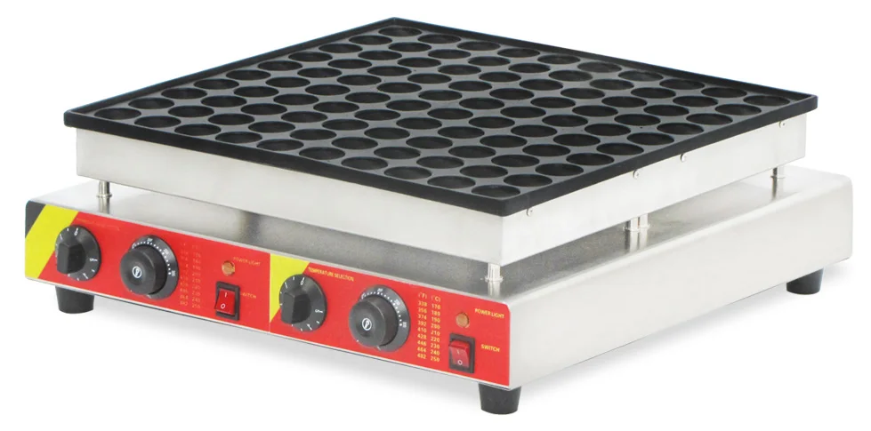 

Various Commercial Electric Poffertje Mini Dutch Pancake Maker Iron Baker 100pcs