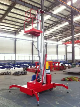 

Single Post Hydraulic Aluminium Man Work Lift