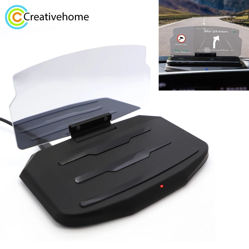 

Wireless Charging HUD Bracket Navigation Reflector Holder For iPhone XS & X & 8 Plus,Galaxy S9 ect Wireless Standard Smartphones