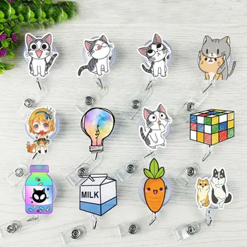 

1 Pcs Hot Sale Cat Carrot Mike Bank Credit Card Holder Fashion Interesting Gifts Badge Holder and Accessories Stationery