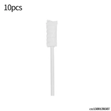 10 шт одноразовые детские зубные щетки, бумажные стержни, ручка для чистки языка, марлевые зубные щетки, Детские чистящие палочки для полости рта, уход за зубами