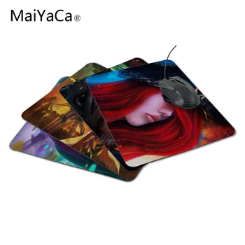 

MaiYaCa miss fortune with red hair and a hat league of legends Mouse Pad Computer Gaming Mouse Pad Gamer Play Mats