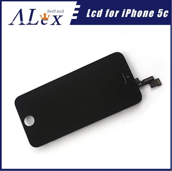 

10PCS OEM tianma 5C LCD replacement aaa quality nice color 5c LCD For iPhone 5C LCD with Digitizer Assembly Black Color