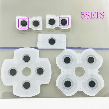 

5sets Silicon Rubber Button Contact Pad Set for PS4 PlayStation 4 DualShock Controller Buttons Touches