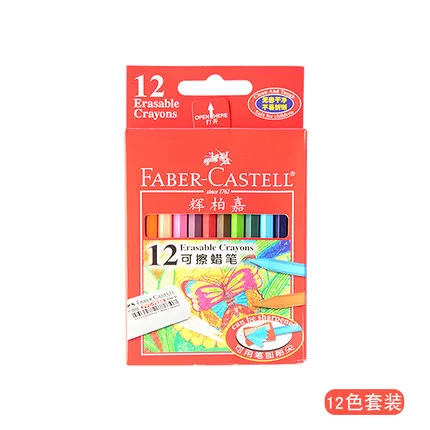 Faber-Castell шестигранный моющийся карандаш 1223-12 цветов/18 цветов/24 цвета для детской живописи шестигранный моющийся карандаш - Цвет: 12 colors