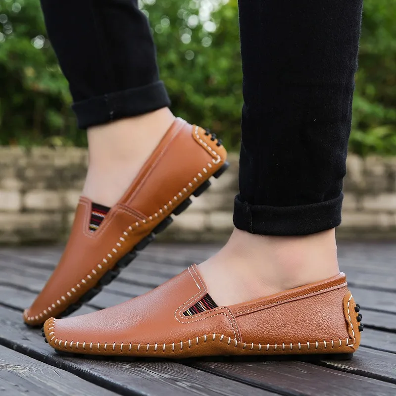 

Fashion Men Trend Peas Tide Shoes Summer Casual Men Shoes Wild British Style Light Sneaker Comfortable Zapatillas Hombre HC-015