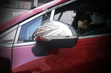 2pcs ABS Chrome Rearview Mirror Cap Cover Trim Decoration Accessiores For Chevrolet Cruze /Holden Cruze Sedan 2017 Car styling