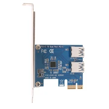 PCI Express pci-e до Dual USB 3.0 Порты и разъёмы Extender конвертер адаптера Расширительные платы для БТД горной Шахтер машина новая акция