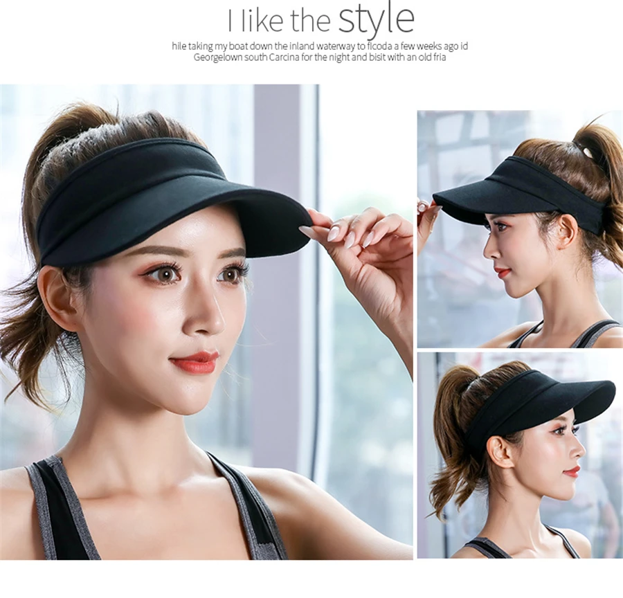 women-men-outdoor-running-Cap-Sport-Marathon-visor-cap-For-Tennis-Golf-Offer-Vacuum-Top-Visor-Cap-Women's-Sunblock-Hats (3)