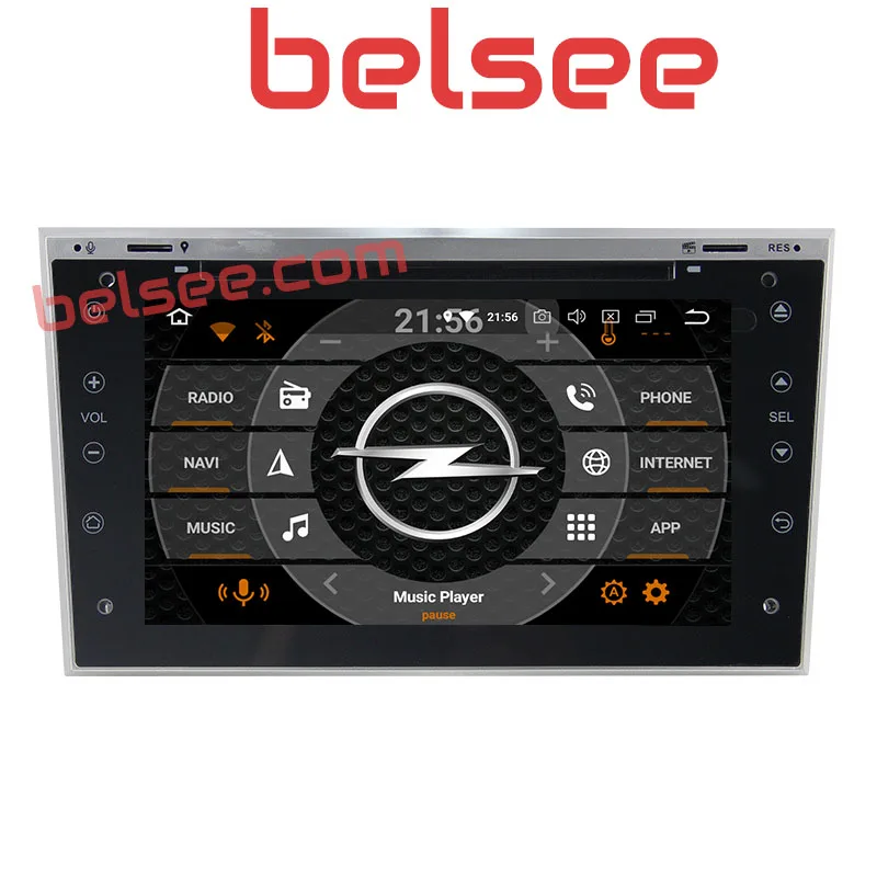 Discount Belsee Android 9.0 Octa 4GB PX5 2 Din DVD GPS Car Radio Multimedia for for Vauxhall Opel Astra H G J Vectra Antara Zafira Corsa 3