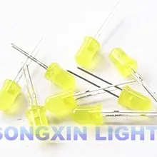 1000 шт./лот F3 мини-диод LED 3 мм желтый цвет рассеянный Круглый DIP светильник-светодиод светодиодный светильник Компонент электроники