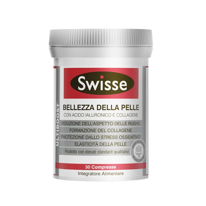 Swisse Bellezza делла Пелле здоровые ногти для волос Красота кожи 30 таблеток добавка для здоровья с гиалуроновой кислотой коллаген