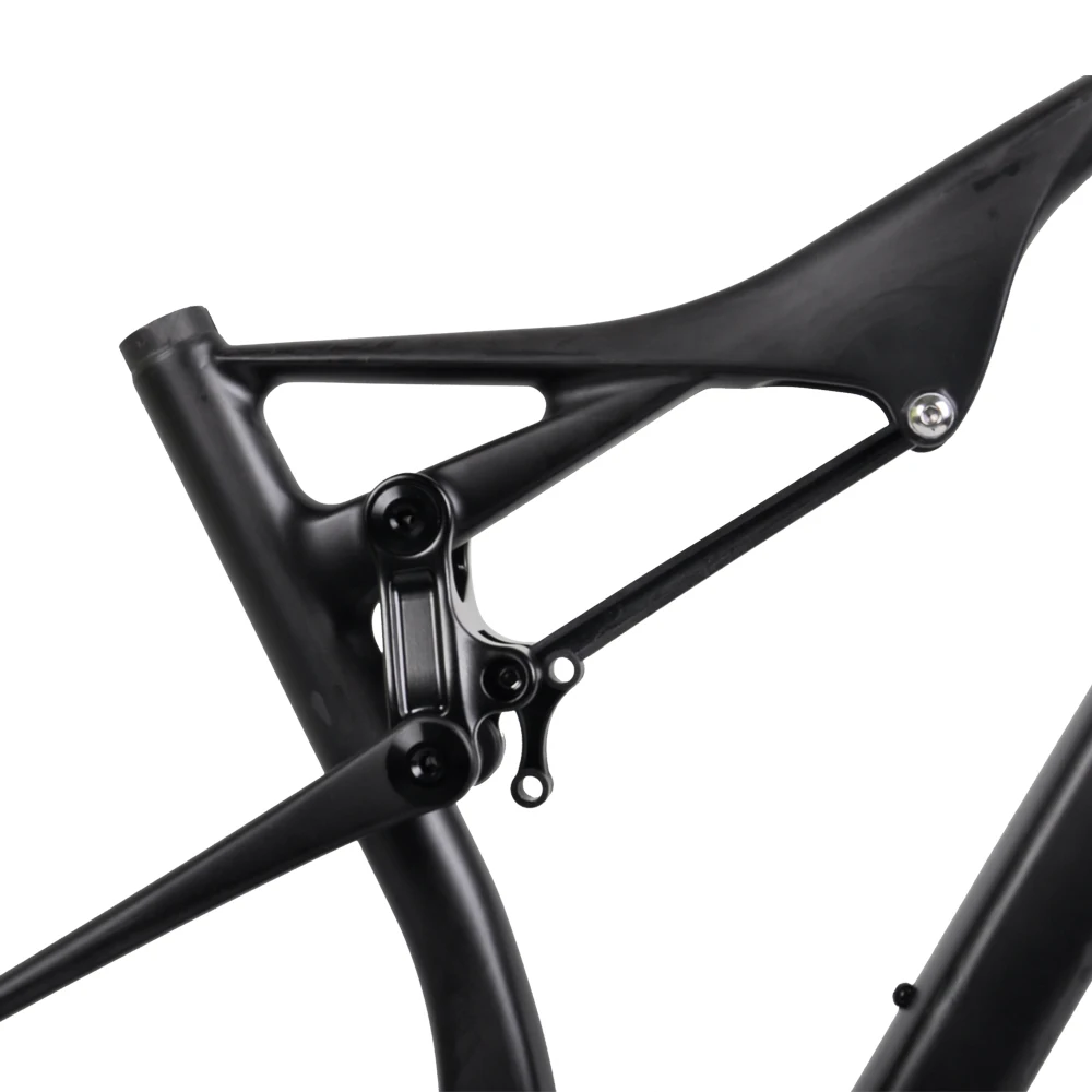 DENGFU 29er BB92 полная подвеска углеродная MTB рама EPS UD матовый горный велосипед через