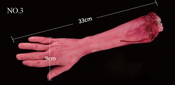 1 шт./лот Хэллоуин украшения ужас кровавый реквизит сломанные тела конечности пальцы ноги руки ноги латекс хитрые игрушки для вечерние украшения - Цвет: NO.3