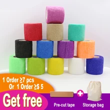 5 см x 4,5 м Защитная Водонепроницаемая самоклеющаяся эластичная ветеринарная повязка, набор первой помощи, Нетканая когезивная лента, повязка для мышц