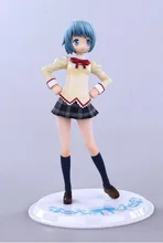 2016 novo japonês 17cm original pvc puella magi madoka magica miki sayaka figura de ação crianças brinquedos para meninos coleção modelo brinquedos