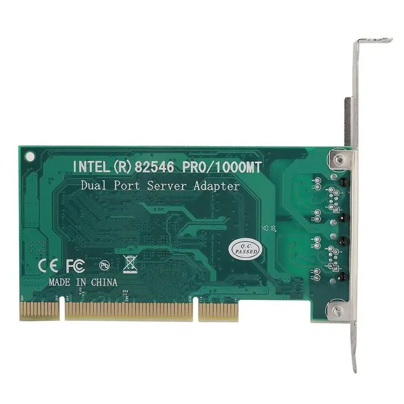 Pci 1000M сетевая карта для Intel 8492Mt 82546 двухпортовый гигабитный серверный адаптер