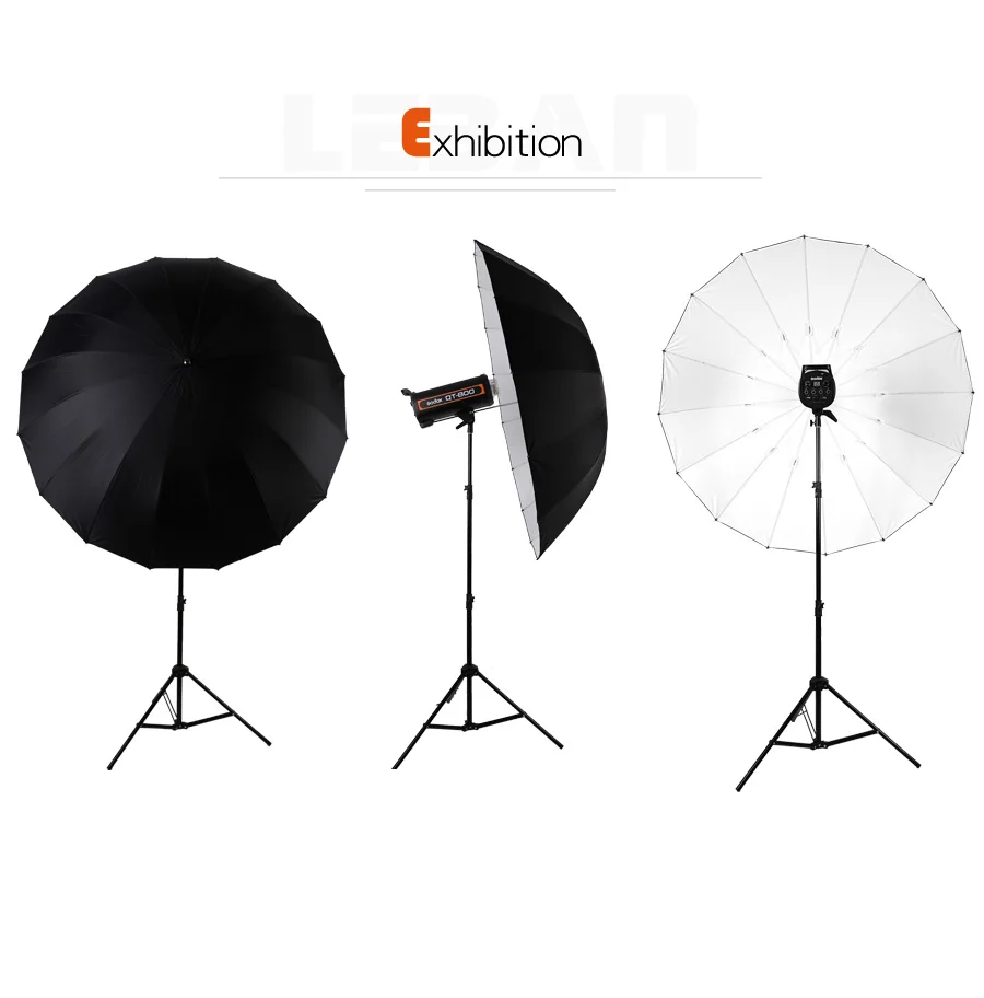 GODOX Studio Photogrphy 7" 178 см белый черный светоотражающий светильник ing светильник зонтик