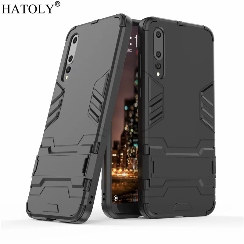 

HATOLY P20 Pro Armor Case sFor Huawei P20 Pro Case Shockproof Robot Silicone Rubber Hard Back Phone Cover For Huawei P20 Pro