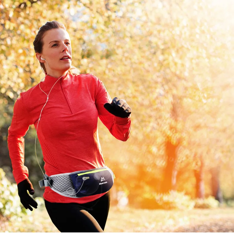 

Bumbag Running Belt Waistpack Fanny Pack Money Belt Runners Bag Black for Traveling Hiking Fit iPhone 6 plus Galaxy S5 S6 Note 5