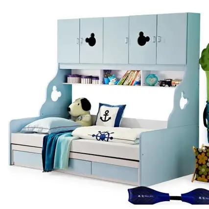 Children S Bunk Bed With Multifunction Bed Bunk Beds Wardrobe Desk