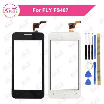 

Front Touch Glass For Fly Stratus 6 FS407 FS 407 Touch Screen Glass Digitizer Panel Tools Lens Sensor Adhesive