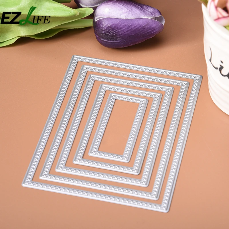 Hot Sale Cheap 5pcs/Set Metal Scrapbooking Cutting Dies for Paper DIY