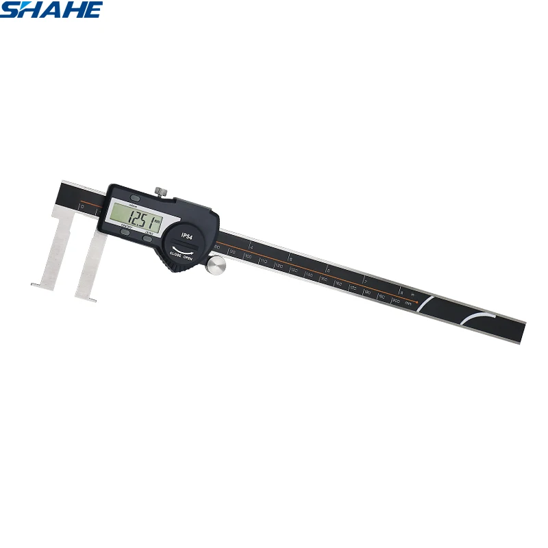 

free shipping 25-200 mm digital inside groove caliper vernier caliper stainless steel paquimetro digital 200 mm