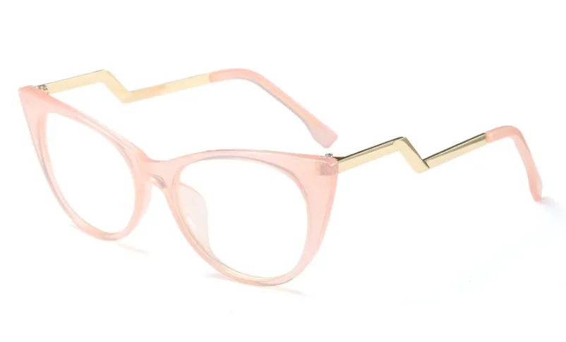 45550 кошачий глаз CCSPACE женские очки оправа для женщин металлические ножки дизайнерские оптические очки модные очки компьютерные очки