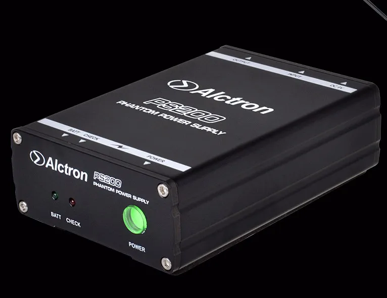 Оригинальное фантомное питание Alctron PS200 48 В для конденсаторного микрофона как с
