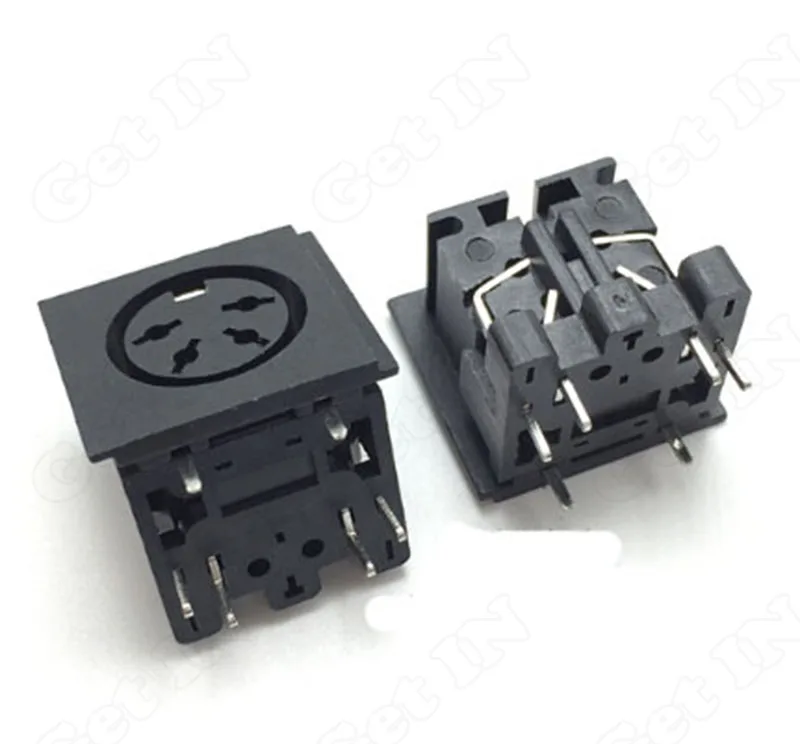 20pcs 500pcs PS2 4Pins DIN S Terminal Connectors full Cover PS2 4P