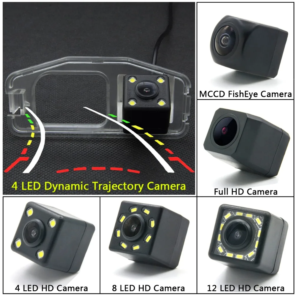 Dynamic Trajectory Backup Reverse Parking Monitor Wireless Rear View