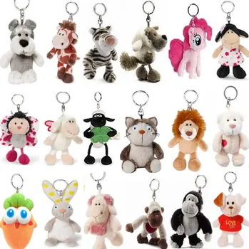 

candice guo! cute plush toy nice animal ayumi panda elephant sheep hippo Meerkat small doll key ring birthday Christmas gift 1pc