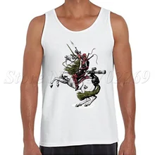 Лидер продаж, новинка, Дэдпул, верховая езда, лошадь, винтажный принт, мужские Модные безрукавки Merc в истории, дизайн, Летний жилет