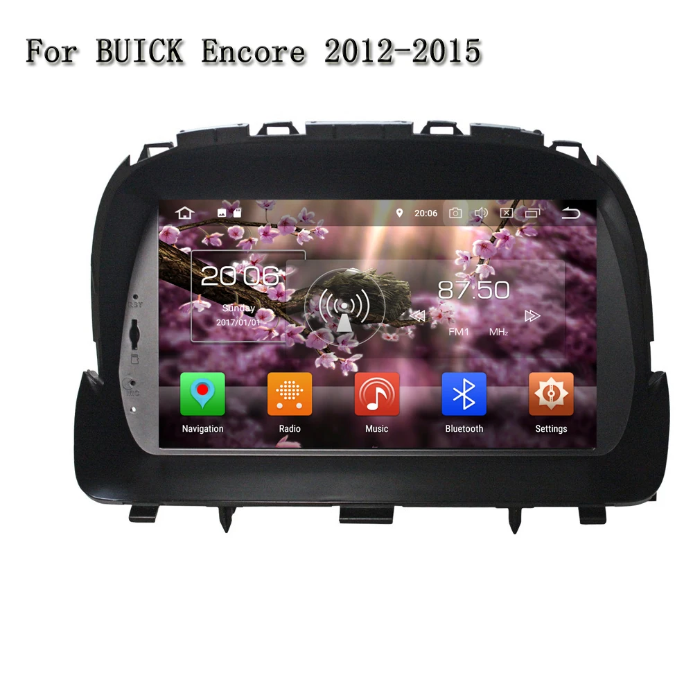 8" Android 8.0 Car GPS Car DVD Player Head Unit For BUICK Encore 2012
