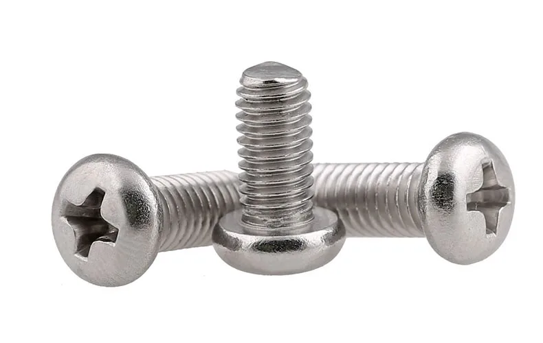 Head Screws Pan Phillips 304 Stainless Steel M2 M2.5 M3 M4 Machine High Electrical Lot round pan head screw cross recessed pan head screw cross phillips screw stainless steel screw phillips pan head screw phillips head screw cross round pan head screw 50pcs Iso7045 Din7985
