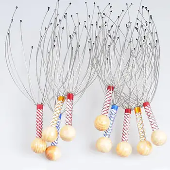 

1PC Steel Wire Head Neck Scalp Scratch Massager Massage Stress Relaxed Tools