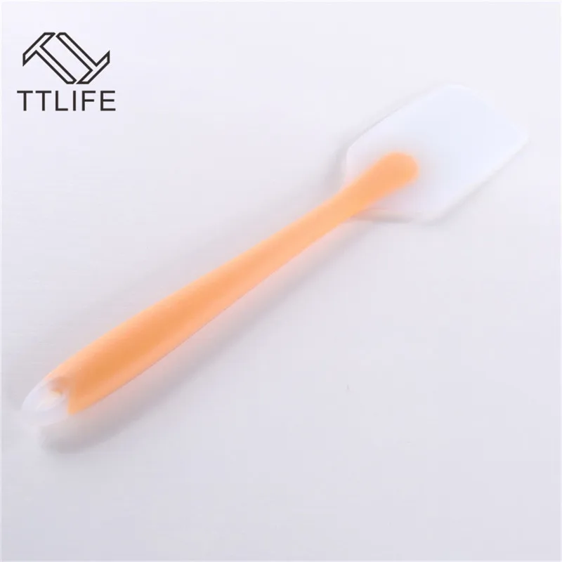 TTLIFE 1 шт. силиконовый антипригарный крем для торта, сливочный шпатель, скребок для смешивания теста, щетка для печенья, кондитерских изделий, скребок, инструмент для выпечки