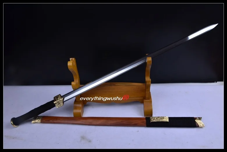 1095 высокоуглеродистой Сталь Han jian мечи ушу Традиционный китайский сабли