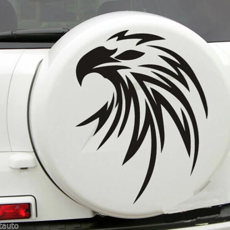 HotMeiNi 60 см* 50 см автомобиль Белый Летающий орел пламя запасное покрывало наклейка для RAV4 RAV 4 CG295 виниловая графическая наклейка