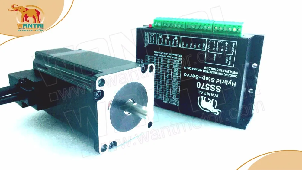 

Ship Worldwide!!! Wantai CNC Engraver, Cutter, Miller, Closed Loop Servo Motor SS570 Driver + 57HBM20-1000 Motor,2N.m
