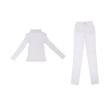 

Boy Doll Clothes Set Sweater Jeans Trousers Outfit Clothing for 1/3 70cm BJD Doll Accessories Decoration Children Kids Toys Gift